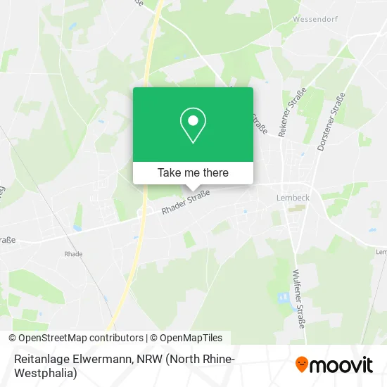 Карта Reitanlage Elwermann