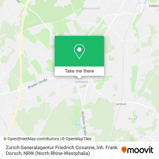 Zurich Generalagentur Friedrich Cosanne, Inh. Frank Dorsch map