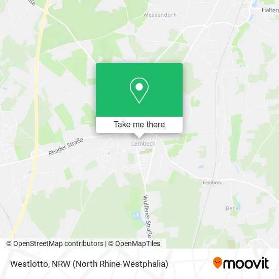 Westlotto map