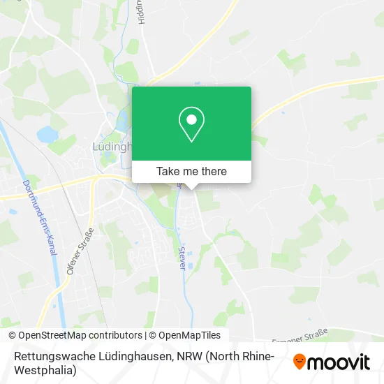 Rettungswache Lüdinghausen map