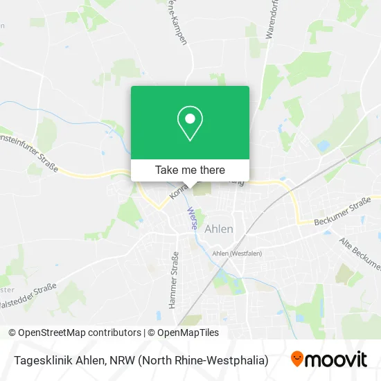 Карта Tagesklinik Ahlen