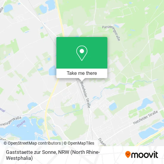 Карта Gaststaette zur Sonne