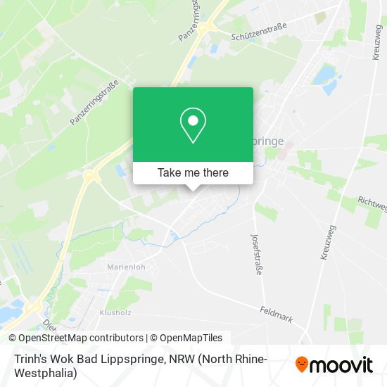 Trinh's Wok Bad Lippspringe map