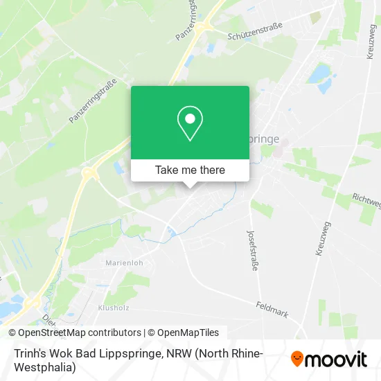 Карта Trinh's Wok Bad Lippspringe