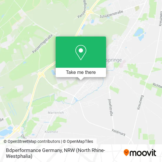 Карта Bdperformance Germany