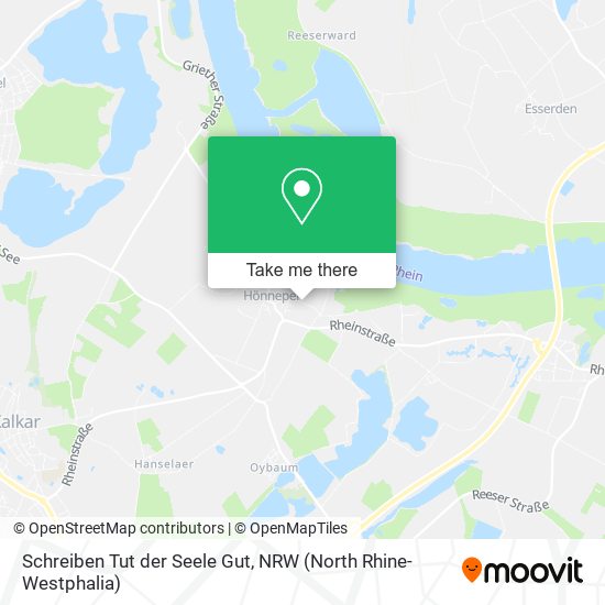Schreiben Tut der Seele Gut map