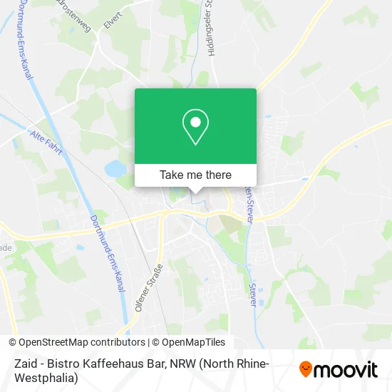 Карта Zaid - Bistro Kaffeehaus Bar