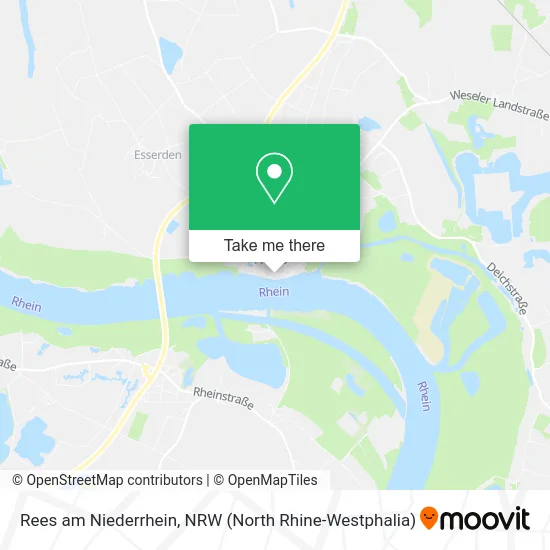 Карта Rees am Niederrhein