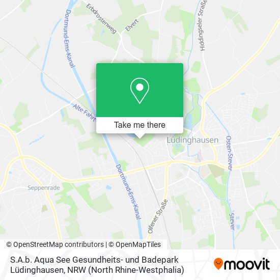 S.A.b. Aqua See Gesundheits- und Badepark Lüdinghausen map