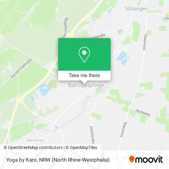 Yoga by Karo map