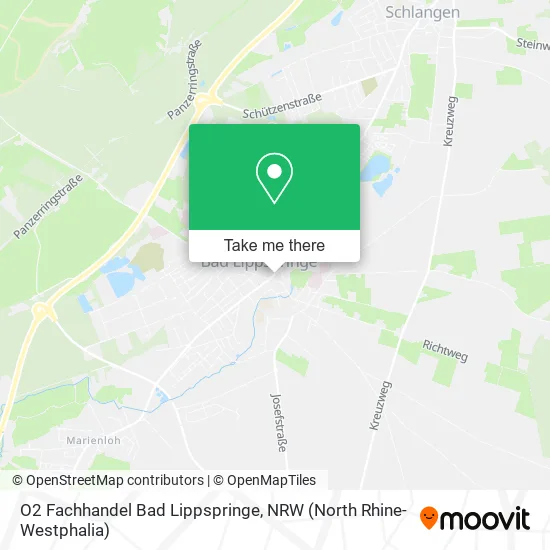 Карта O2 Fachhandel Bad Lippspringe