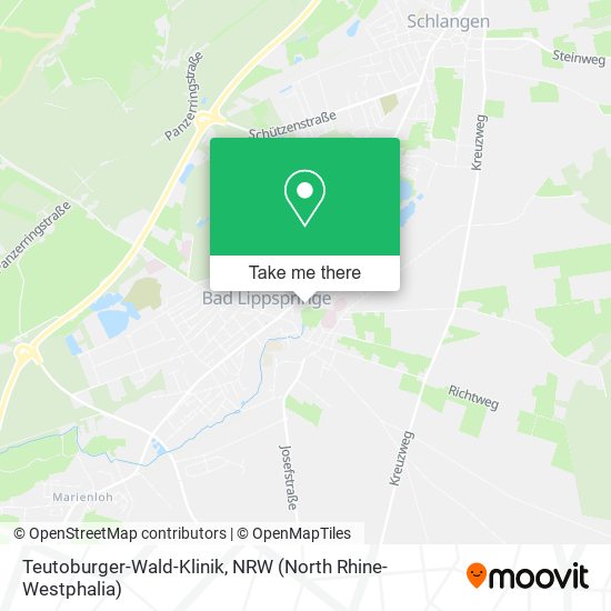 Teutoburger-Wald-Klinik map