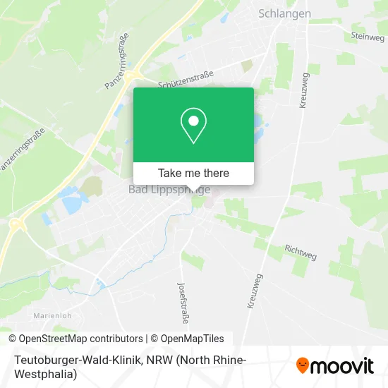 Teutoburger-Wald-Klinik map