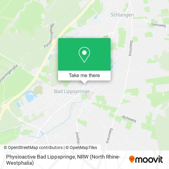 Карта Physioactive Bad Lippspringe