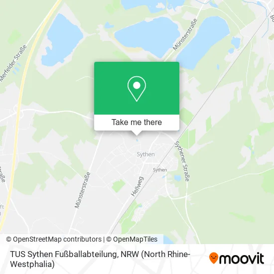 Карта TUS Sythen Fußballabteilung