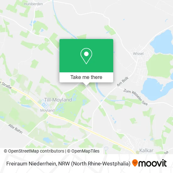 Карта Freiraum Niederrhein