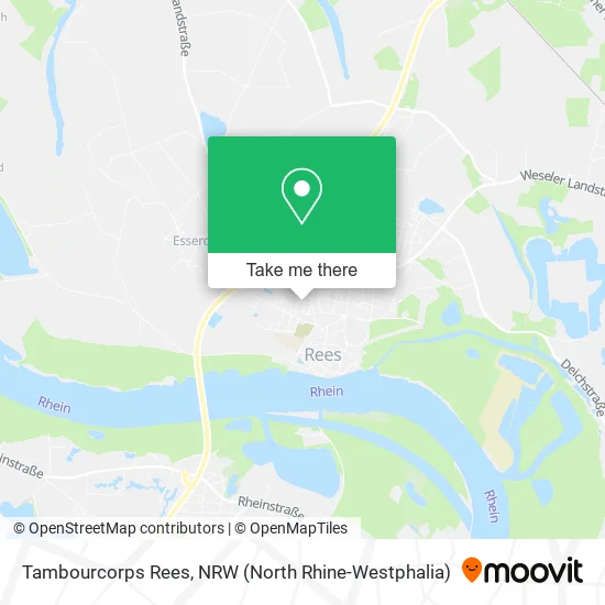 Карта Tambourcorps Rees