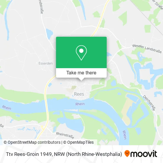 Карта Ttv Rees-Groin 1949