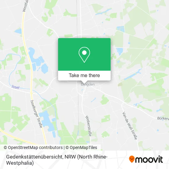 Карта Gedenkstättenübersicht