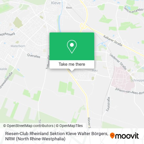 Riesen-Club Rheinland Sektion Kleve Walter Börgers map
