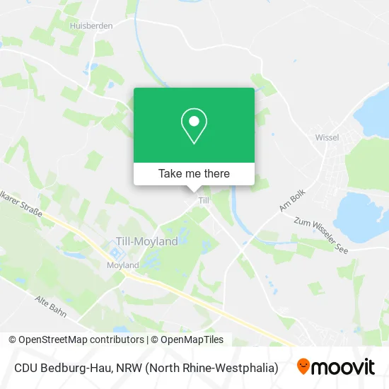 Карта CDU Bedburg-Hau