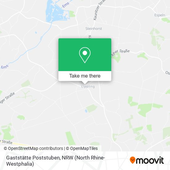 Gaststätte Poststuben map