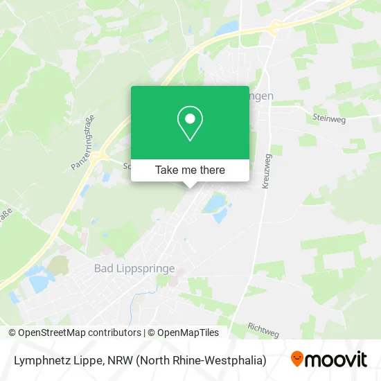 Карта Lymphnetz Lippe