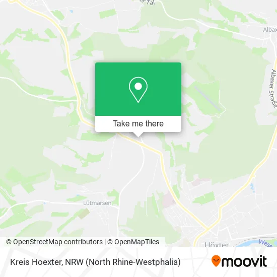 Карта Kreis Hoexter