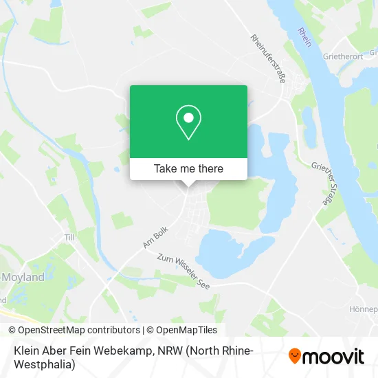 Карта Klein Aber Fein Webekamp