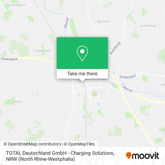 TOTAL Deutschland GmbH - Charging Solutions map