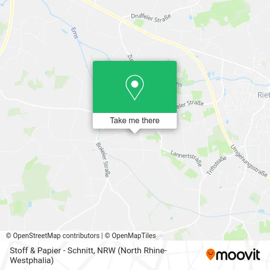 Карта Stoff & Papier - Schnitt