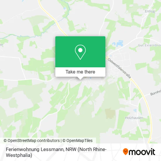 Карта Ferienwohnung Lessmann