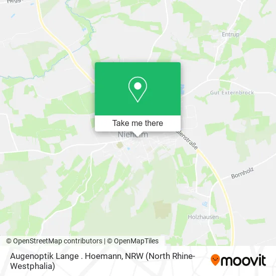 Карта Augenoptik Lange . Hoemann