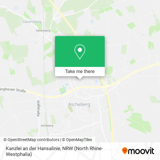 Карта Kanzlei an der Hansalinie
