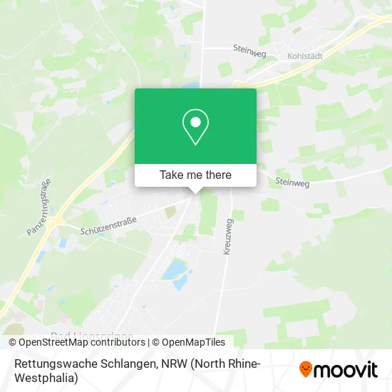 Карта Rettungswache Schlangen