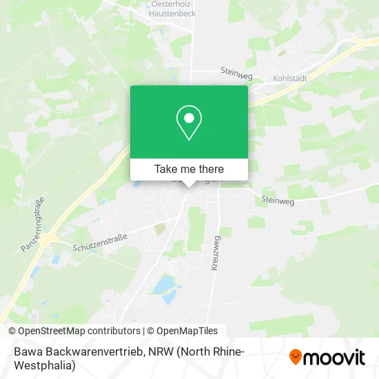 Карта Bawa Backwarenvertrieb