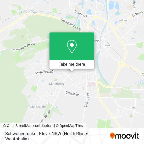 Карта Schwanenfunker Kleve