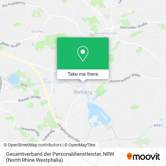 Gesamtverband der Personaldienstleister map