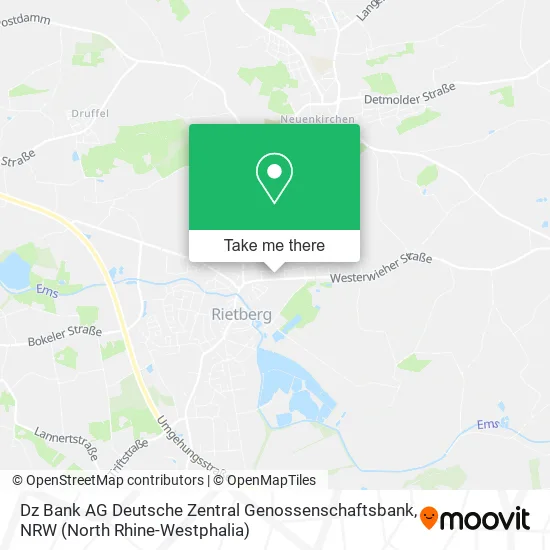 Карта Dz Bank AG Deutsche Zentral Genossenschaftsbank