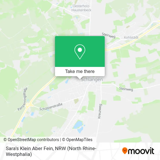 Sara's Klein Aber Fein map