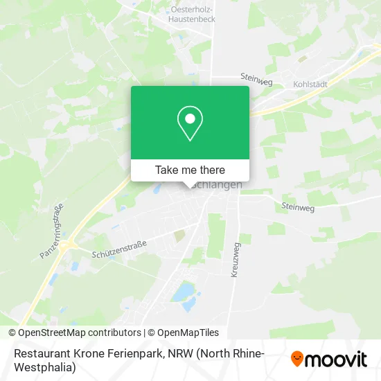 Restaurant Krone Ferienpark map