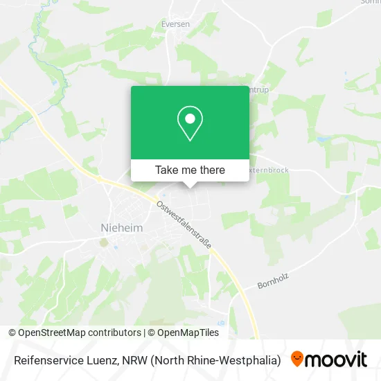 Карта Reifenservice Luenz