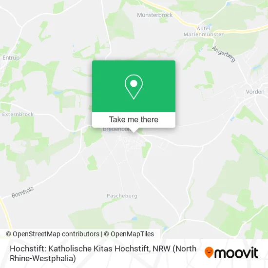 Карта Hochstift: Katholische Kitas Hochstift