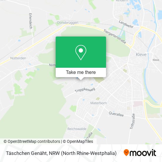 Täschchen Genäht map