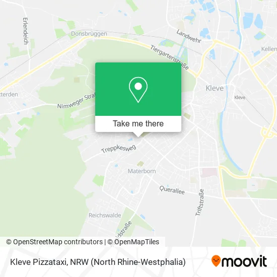 Карта Kleve Pizzataxi