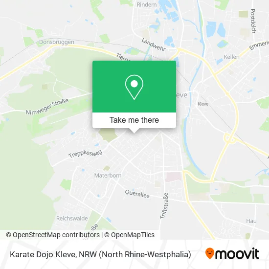 Карта Karate Dojo Kleve