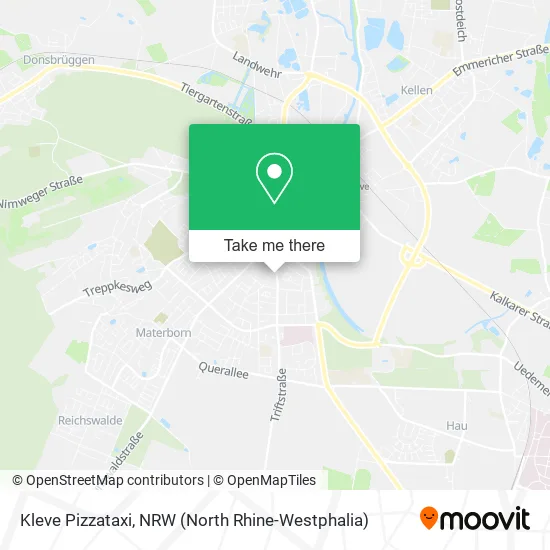 Карта Kleve Pizzataxi