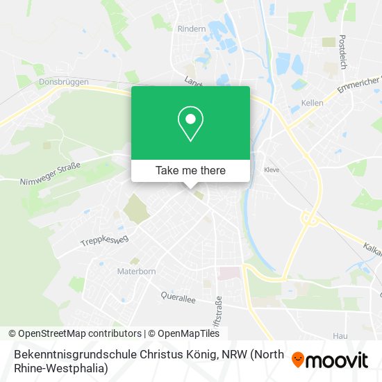 Bekenntnisgrundschule Christus König map