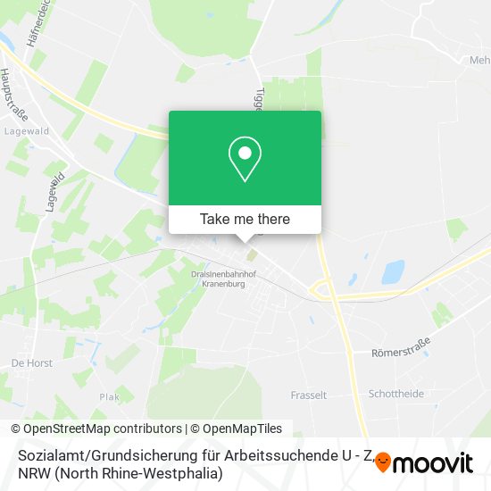 Sozialamt / Grundsicherung für Arbeitssuchende U - Z map