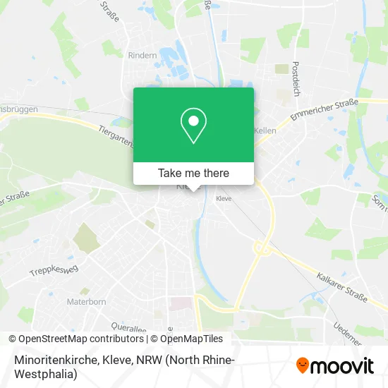 Minoritenkirche, Kleve map